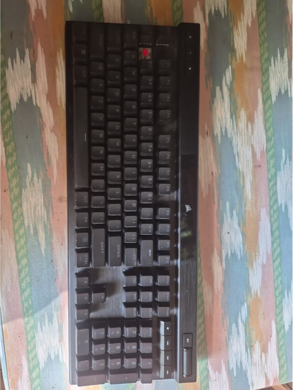 Corsair K70 RGB *no box/used* Missing One Keycap And Power Cable